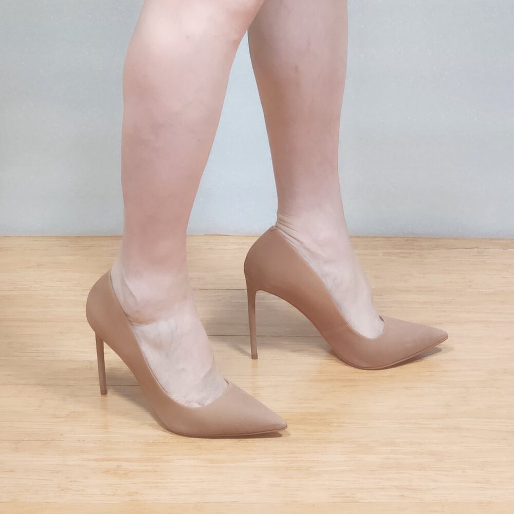 Steve Madden Vala Tan Suede Pumps